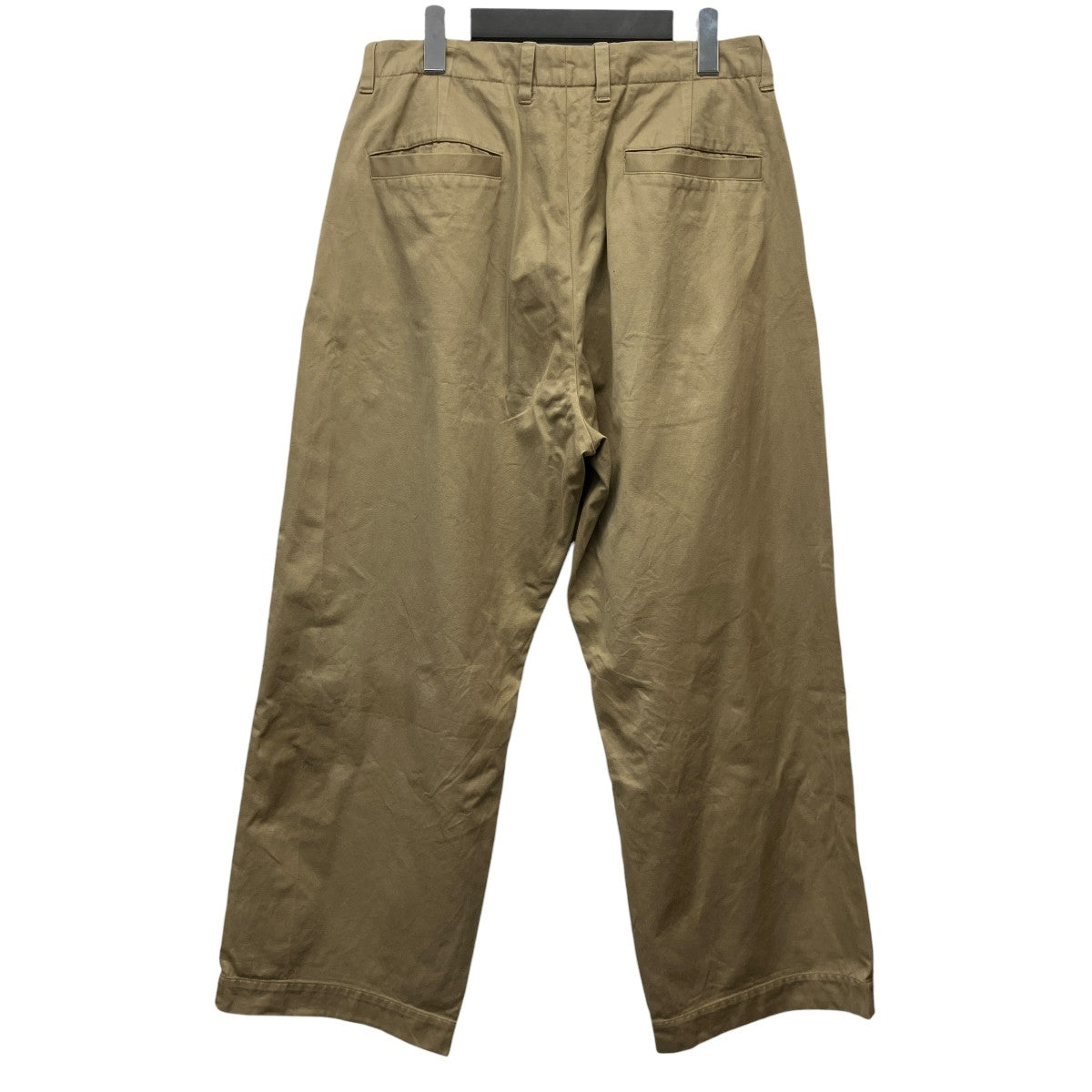 NO TUCK WIDE CHINO TROUSERSチノワイドパンツ193-60504