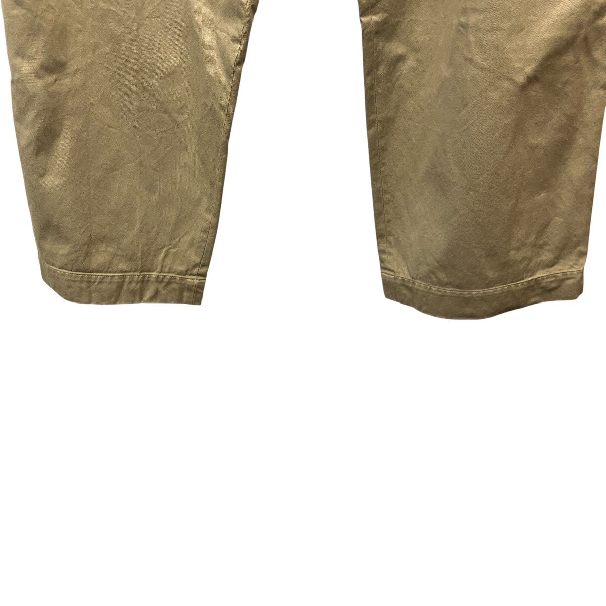 NO TUCK WIDE CHINO TROUSERSチノワイドパンツ193-60504