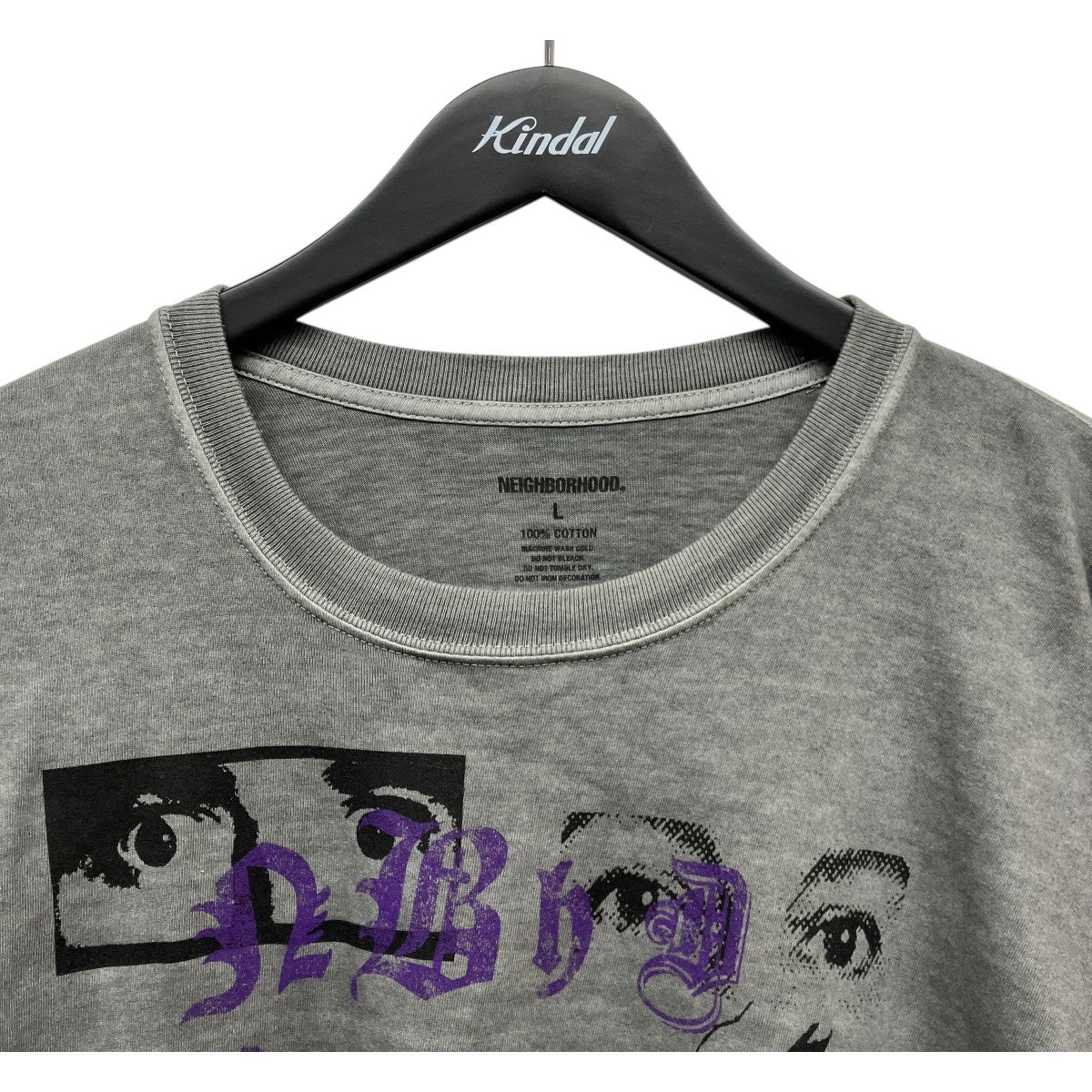 NEIGHBORHOOD ピグメントダイプリントロングTシャツ 古着・中古-3枚目のアイテム画像