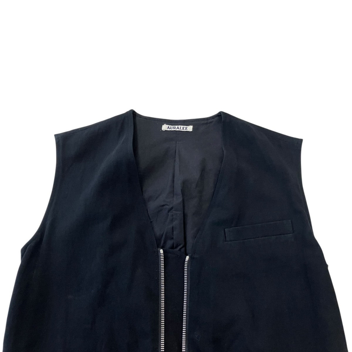 AURALEE 25SSHARD TWIST JUMPSUITジップ ワイド ジャンプスーツA25SJ02LG 古着・中古-3枚目のアイテム画像