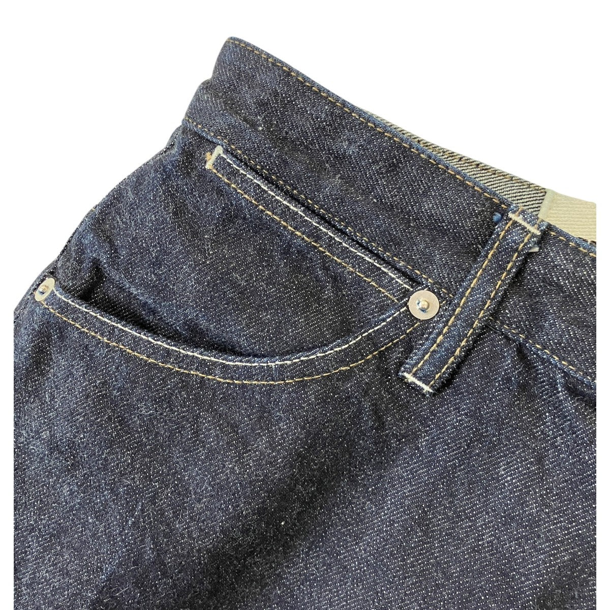 JIL SANDER ツイストデニムパンツ 古着・中古-3枚目のアイテム画像