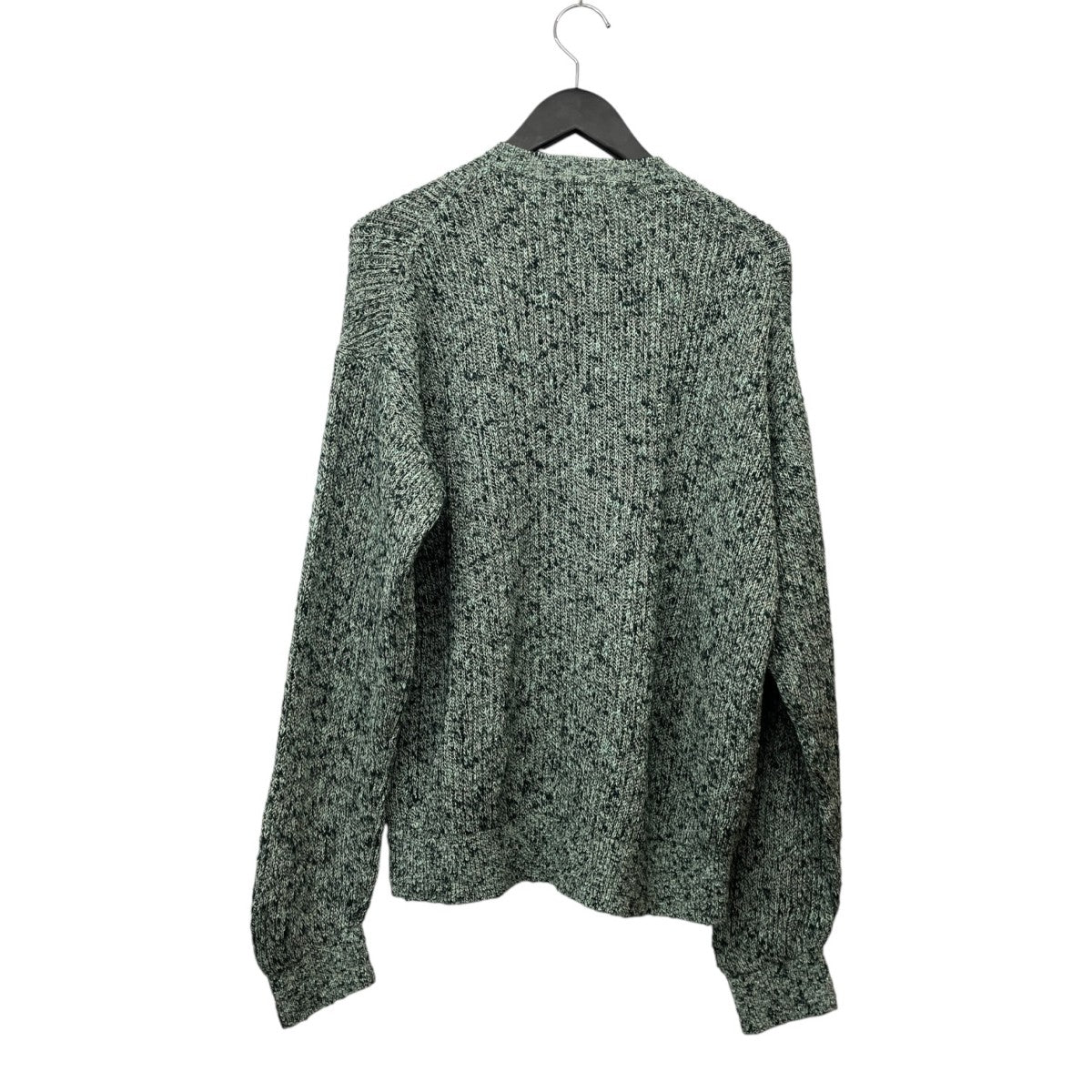 AURALEE 23SSCOTTON SLUB MIX TOP YARN RIB KNIT P OコンニャクコットンクルーネックニットA23SP01MS 古着・中古-2枚目のアイテム画像
