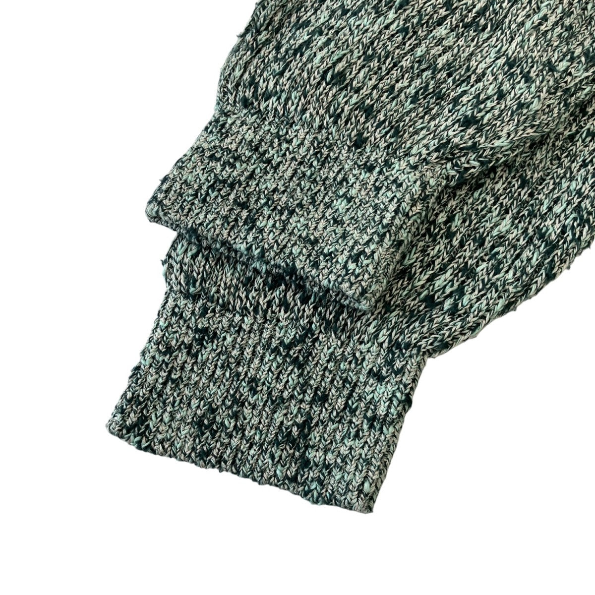 AURALEE(オーラリー) 23SSCOTTON SLUB MIX TOP YARN RIB KNIT P O
