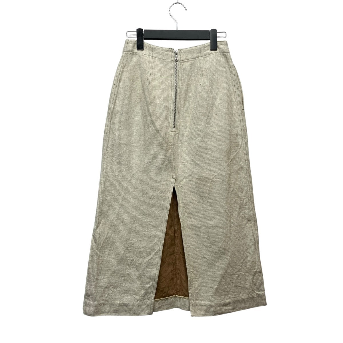 AURALEE 21SS 「LINEN COTTON DOUBLE FACE SKIRT」 リネンコットンロングスカート A21SS04WL 古着・中古-2枚目のアイテム画像