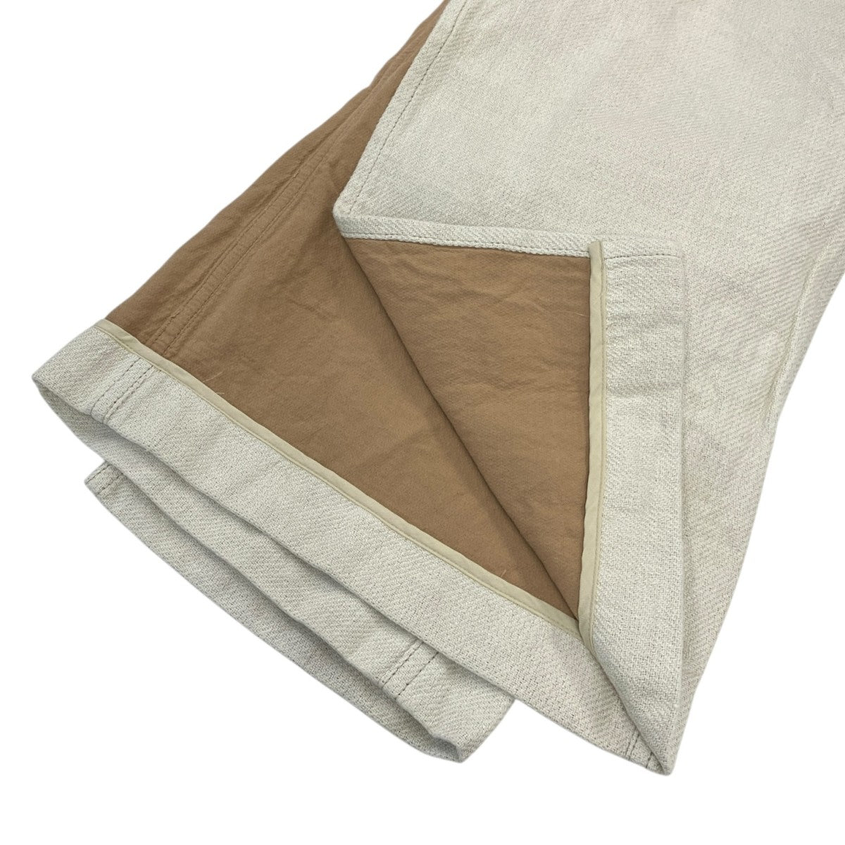 AURALEE(オーラリー) 21SS 「LINEN COTTON DOUBLE FACE SKIRT」 リネン