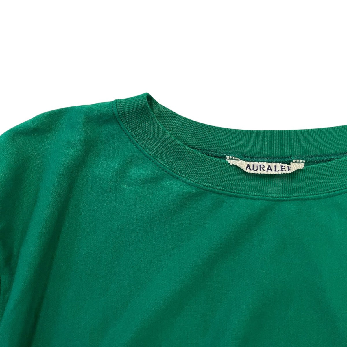 AURALEE 23SSELASTIC HIGH GAUGE SWEAT P OハイゲージコットンクルーネックスウェットA23SP02NU 古着・中古-4枚目のアイテム画像