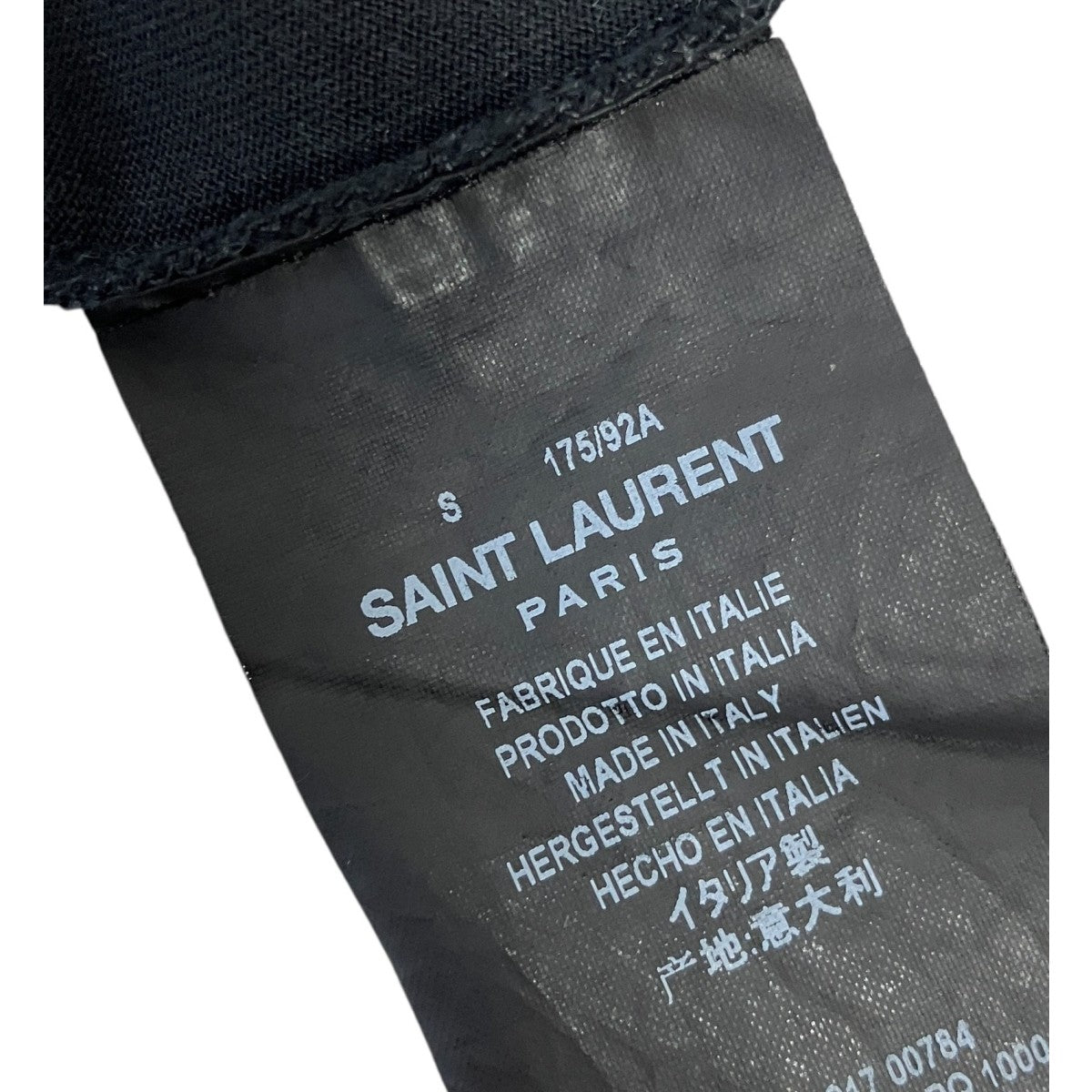 Saint Laurent Paris クラシックロゴプリントTシャツ 古着・中古-5枚目のアイテム画像