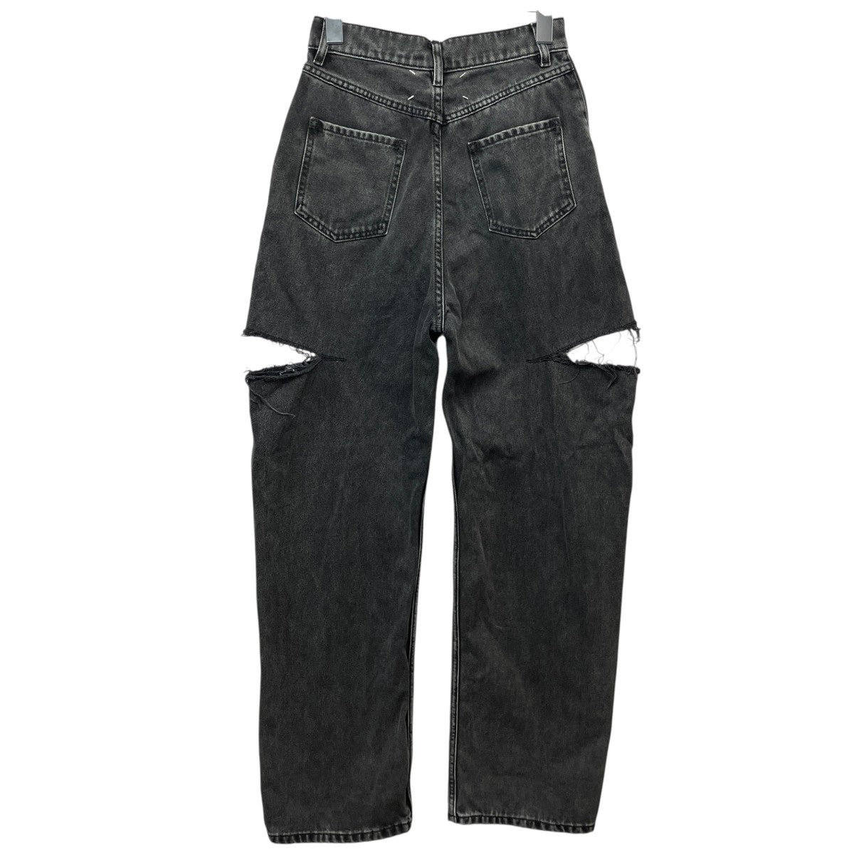Maison Margiela1 24AW「SLASH DETAIL DENIM PANTS」スラッシュデニムパンツ 古着・中古-2枚目のアイテム画像