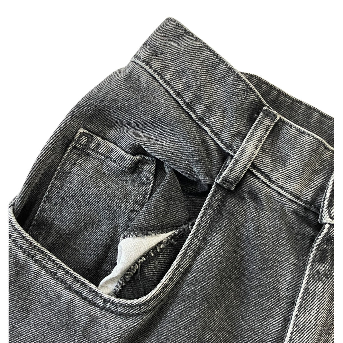 Maison Margiela1 24AW「SLASH DETAIL DENIM PANTS」スラッシュデニムパンツ 古着・中古-3枚目のアイテム画像