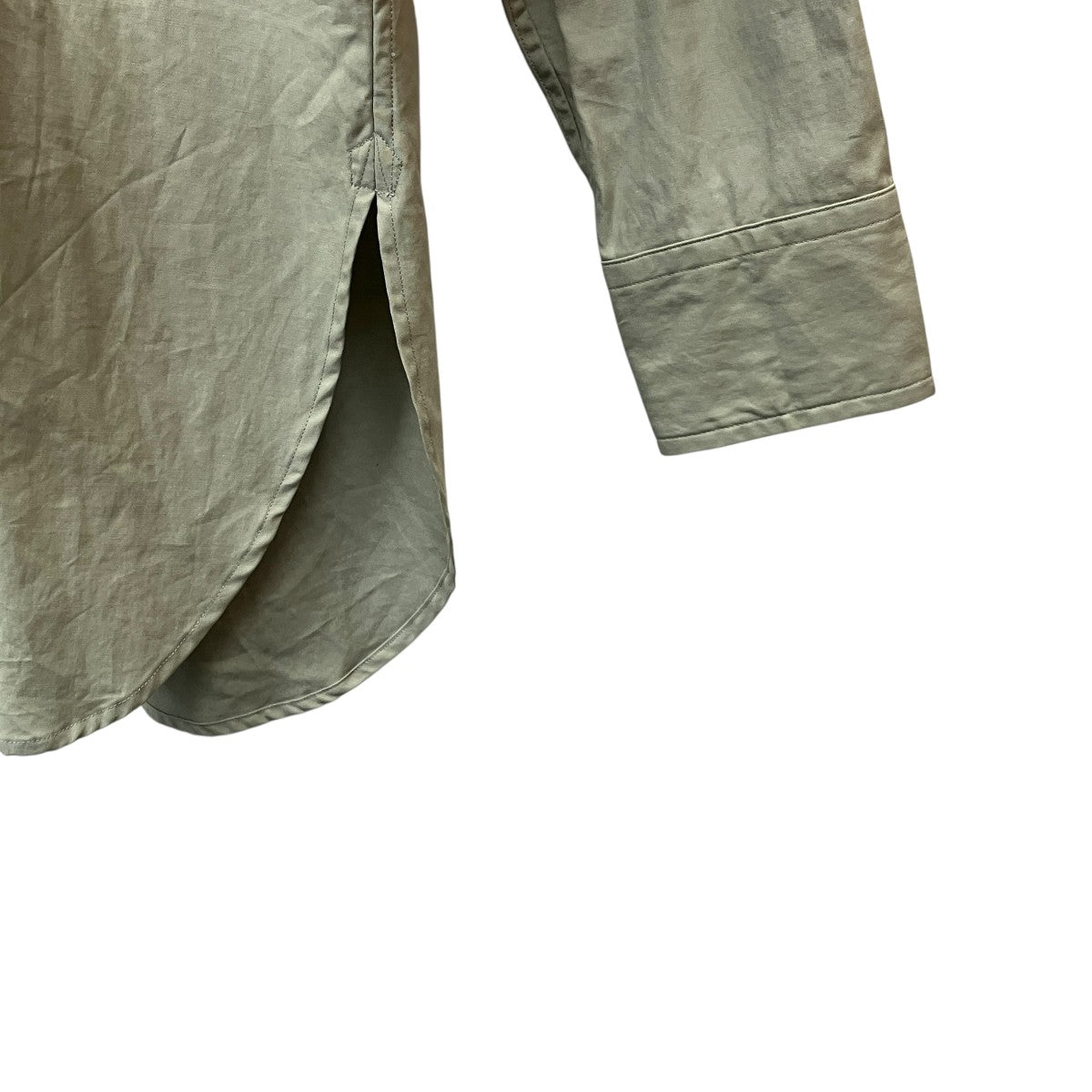 20SSWASHED FINX TWILL SHIRTSバンドカラーシャツA20SS04TN