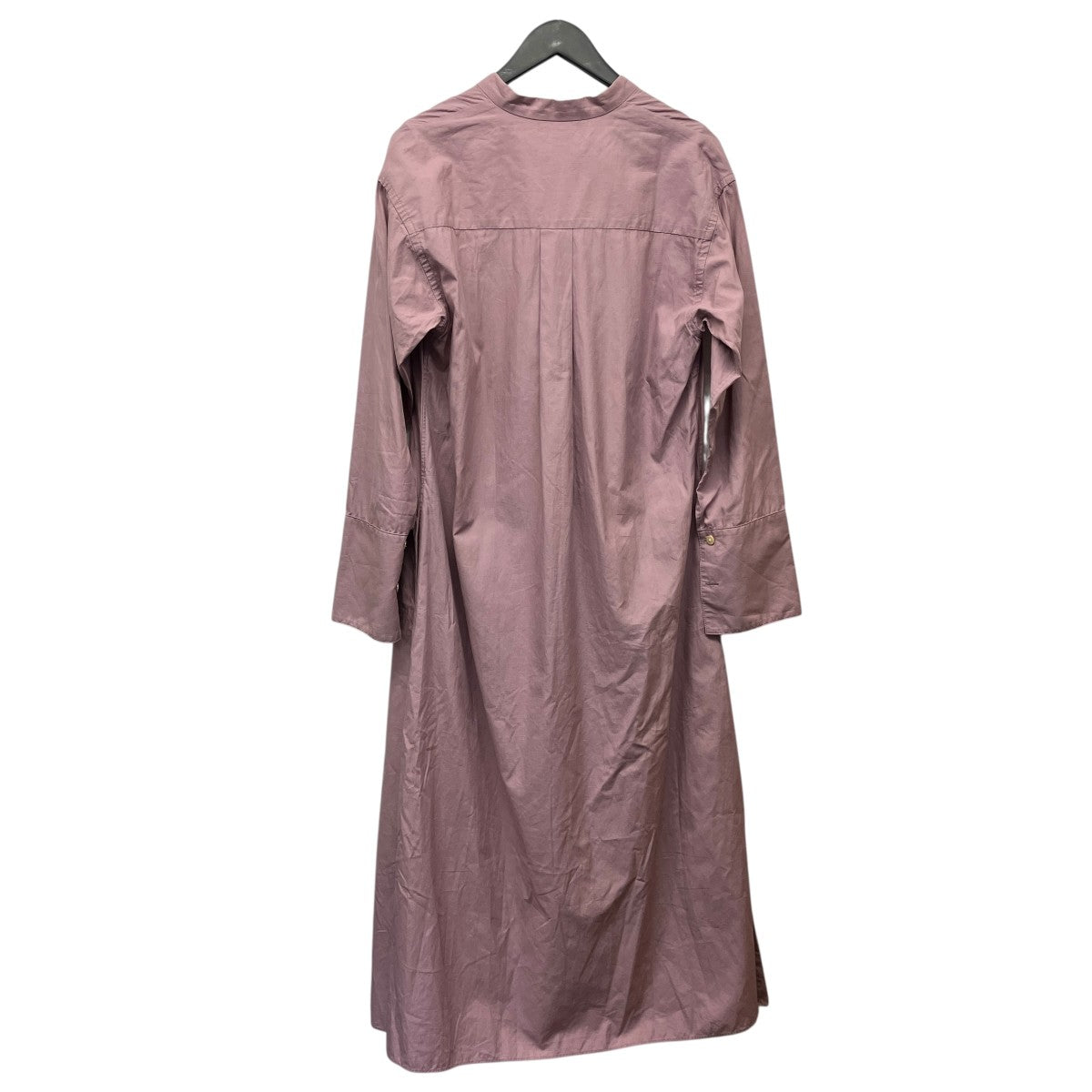 21SSFINX TWILL STAND COLLARシャツワンピースA21SD04TN
