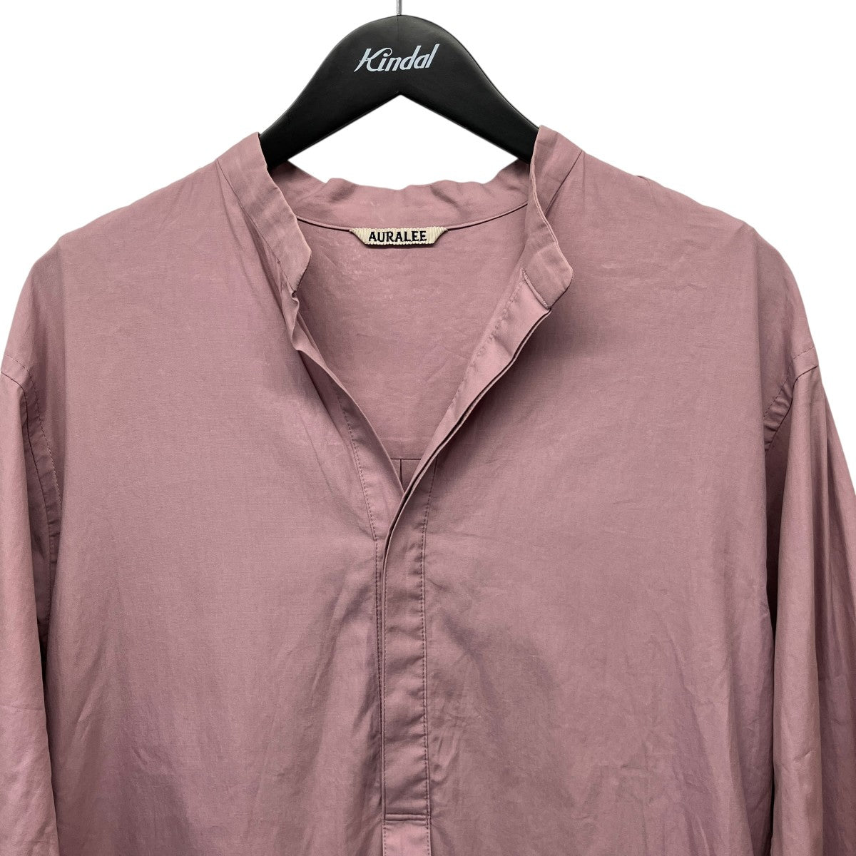 21SSFINX TWILL STAND COLLARシャツワンピースA21SD04TN