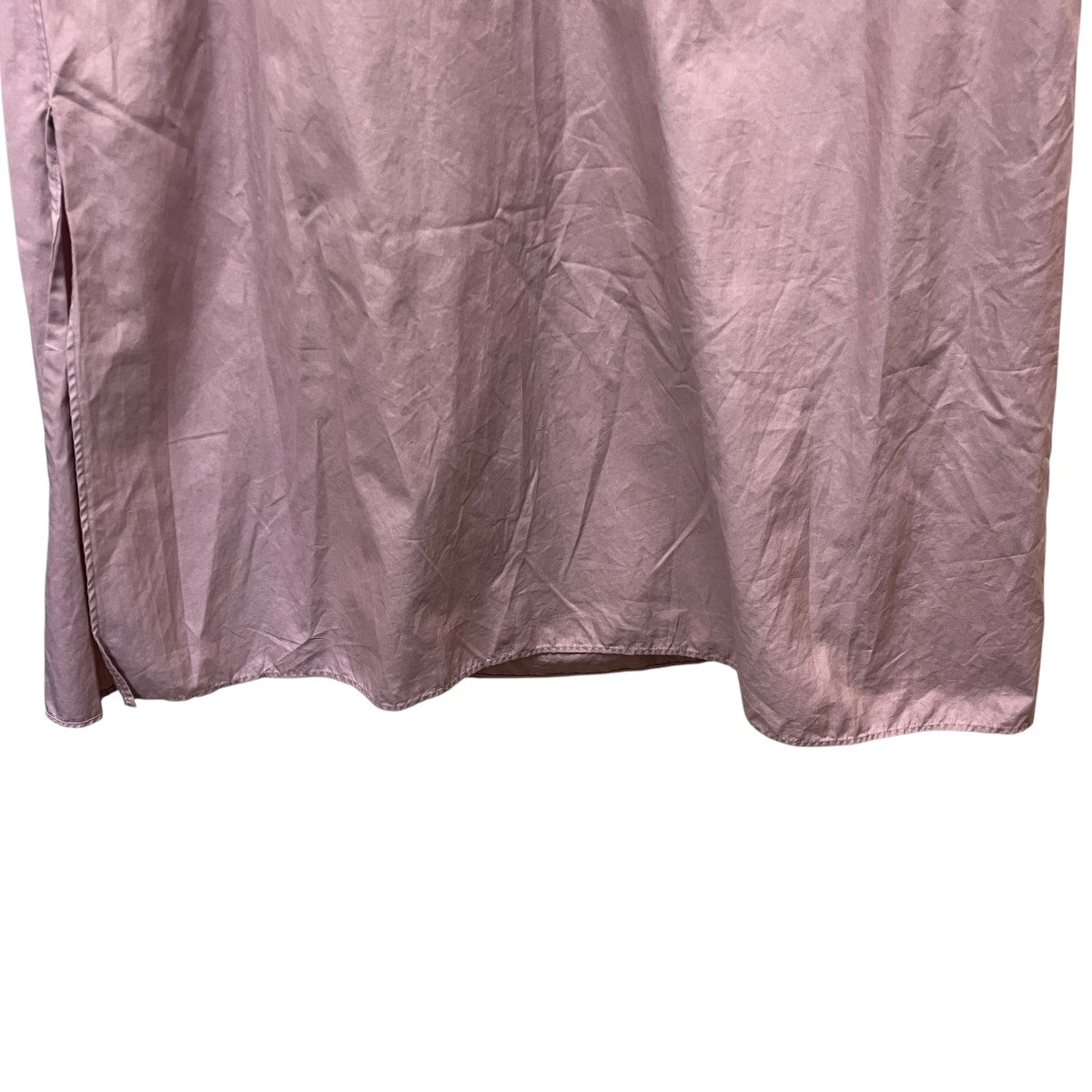 21SSFINX TWILL STAND COLLARシャツワンピースA21SD04TN