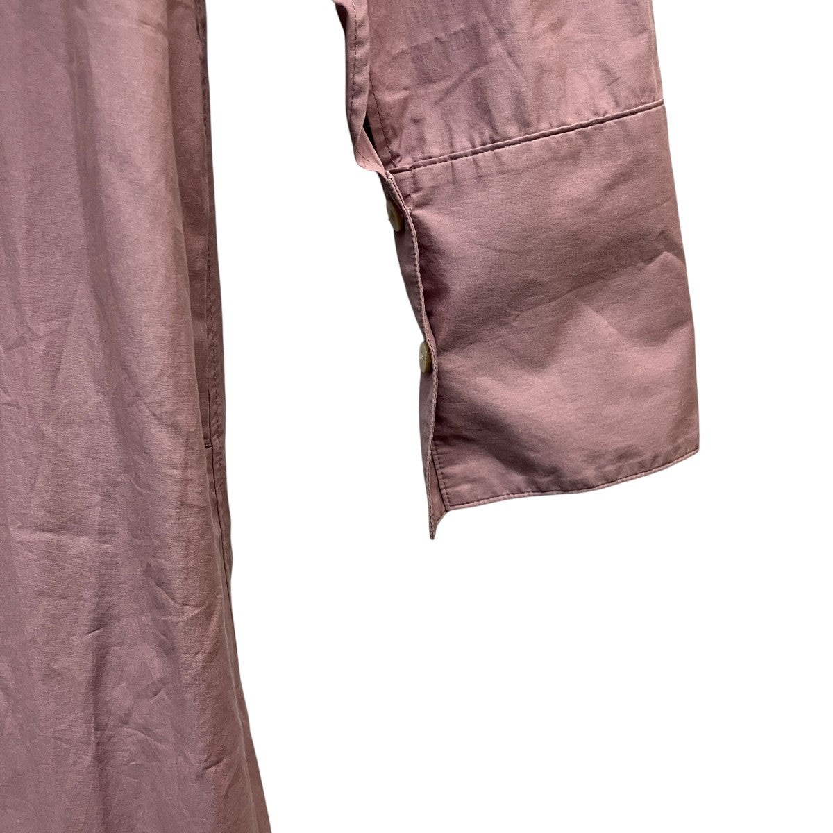 21SSFINX TWILL STAND COLLARシャツワンピースA21SD04TN