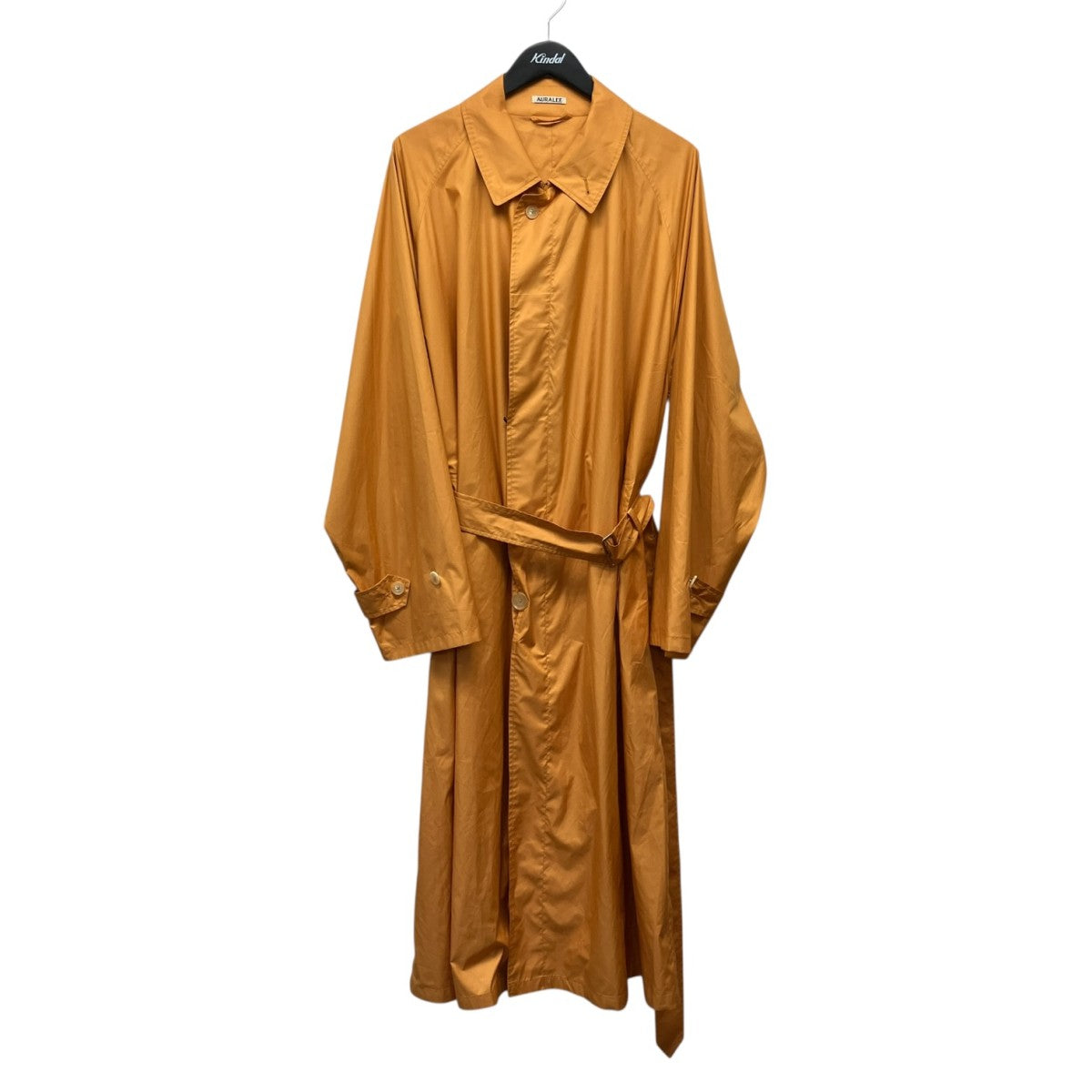20SSSUPEER LIGHT POLYESTER SOUTIEN COLLAR COATステンカラーロングコートA20SC01LP