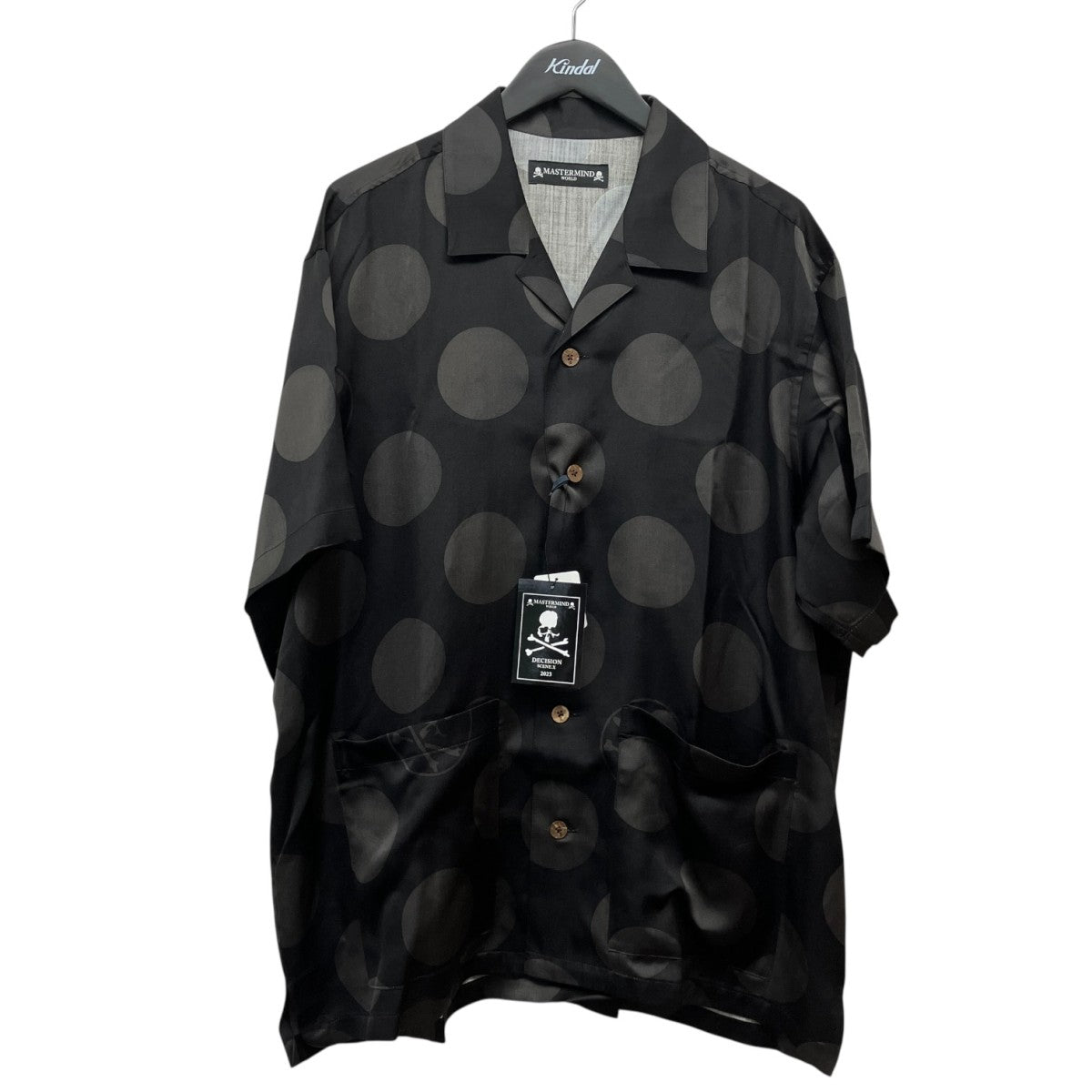 MW POLKA DOT SS SHIRTポルカドット シルクシャツMW23S10-SH028-400-4