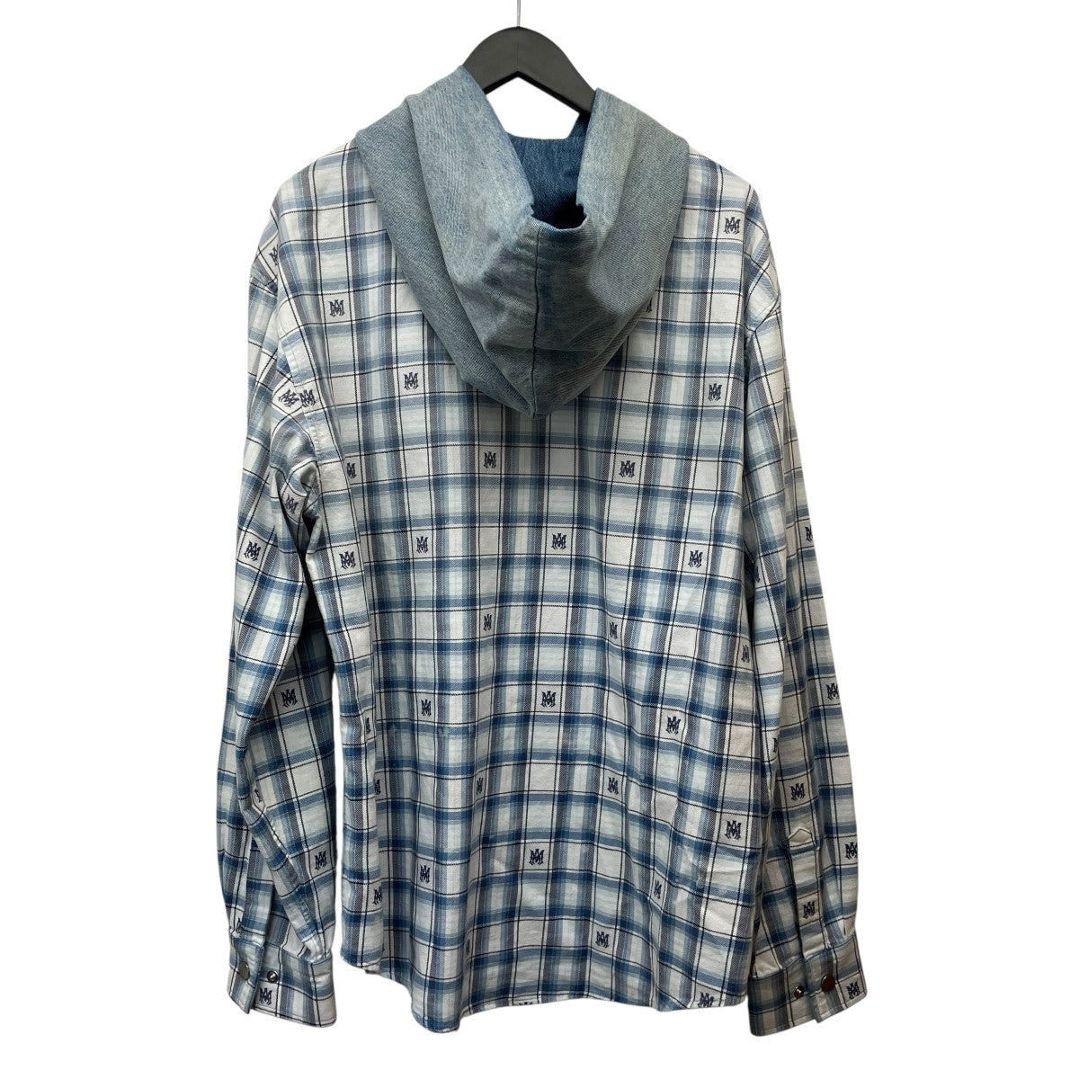 24AWHooded OvershirtフーデットチェックシャツSRAMSTOS1016SMRBC00
