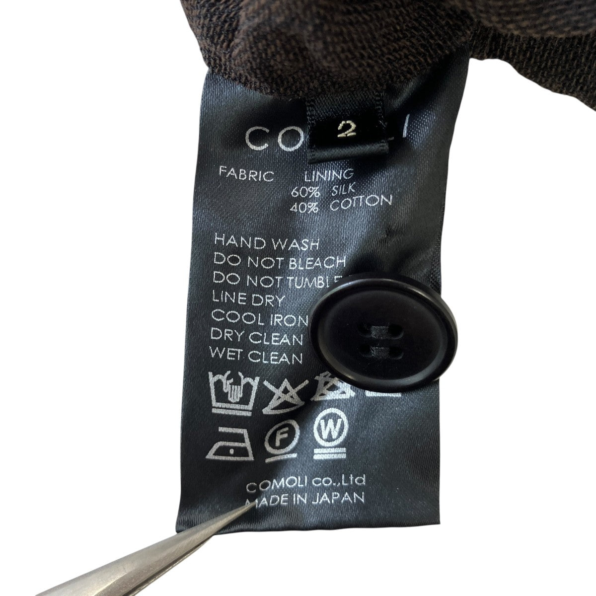 COMOLI(コモリ) 26SSシルクコットン B．D．UジャケットD01-01013 D01
