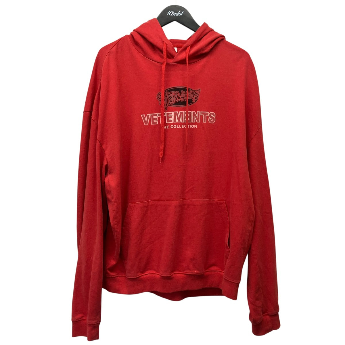 VETEMENTS 18SSプリントパーカーMSS18TR58 古着・中古-1枚目のアイテム画像