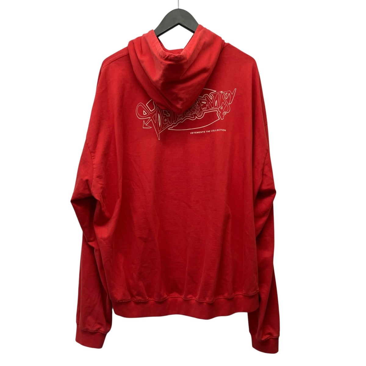 VETEMENTS 18SSプリントパーカーMSS18TR58 古着・中古-2枚目のアイテム画像