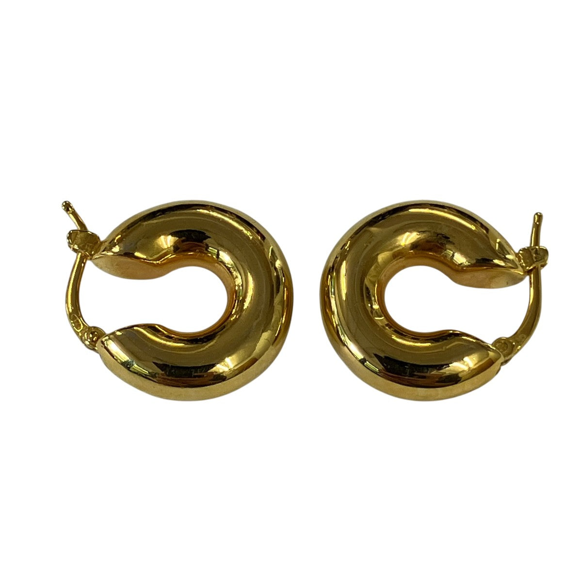 JIL SANDER CLASSIC ROUND EARRINGS 7チャンキーフープピアス 古着・中古-3枚目のアイテム画像