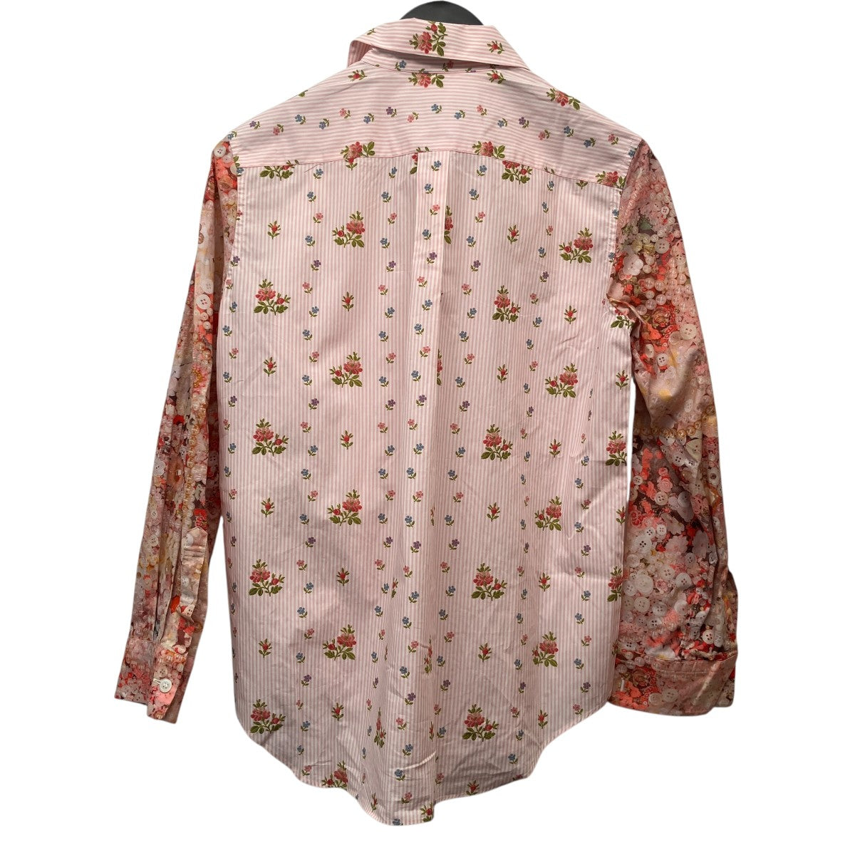 tricot COMME des GARCONS 切替フラワーシャツTB-B204 古着・中古-2枚目のアイテム画像