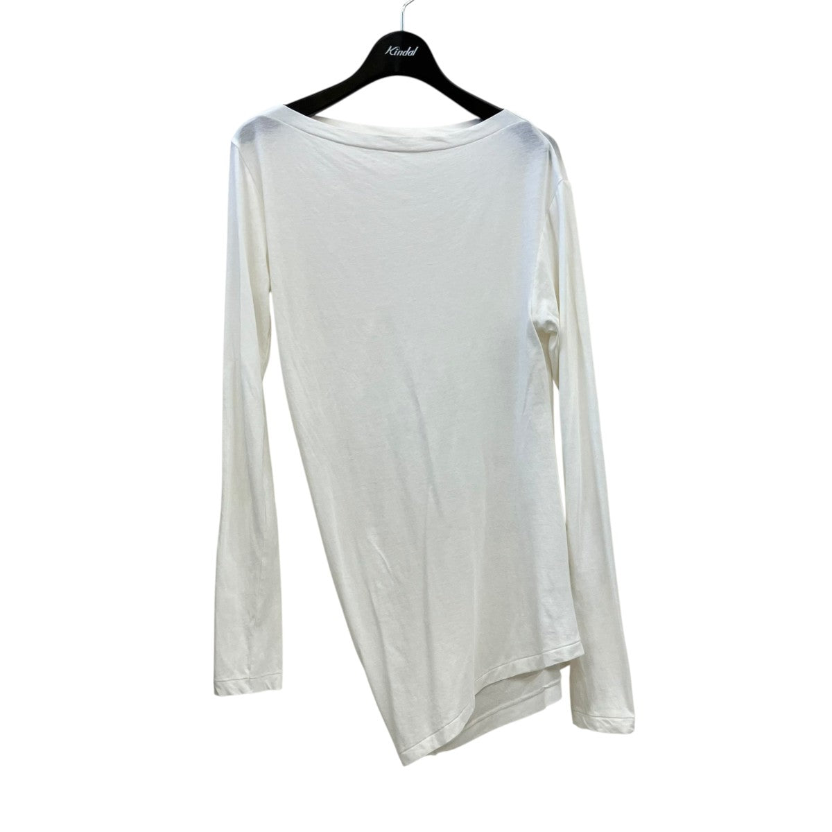ボートネックアシメ長袖Tシャツ