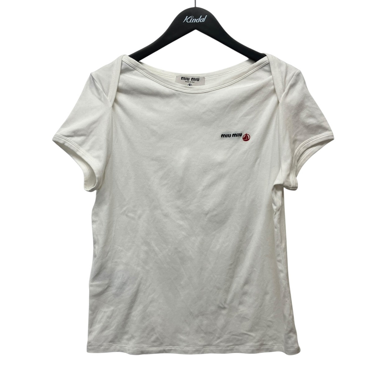 25SSストレッチジャージー レギュラーTシャツロゴ刺しゅうTシャツMJN568