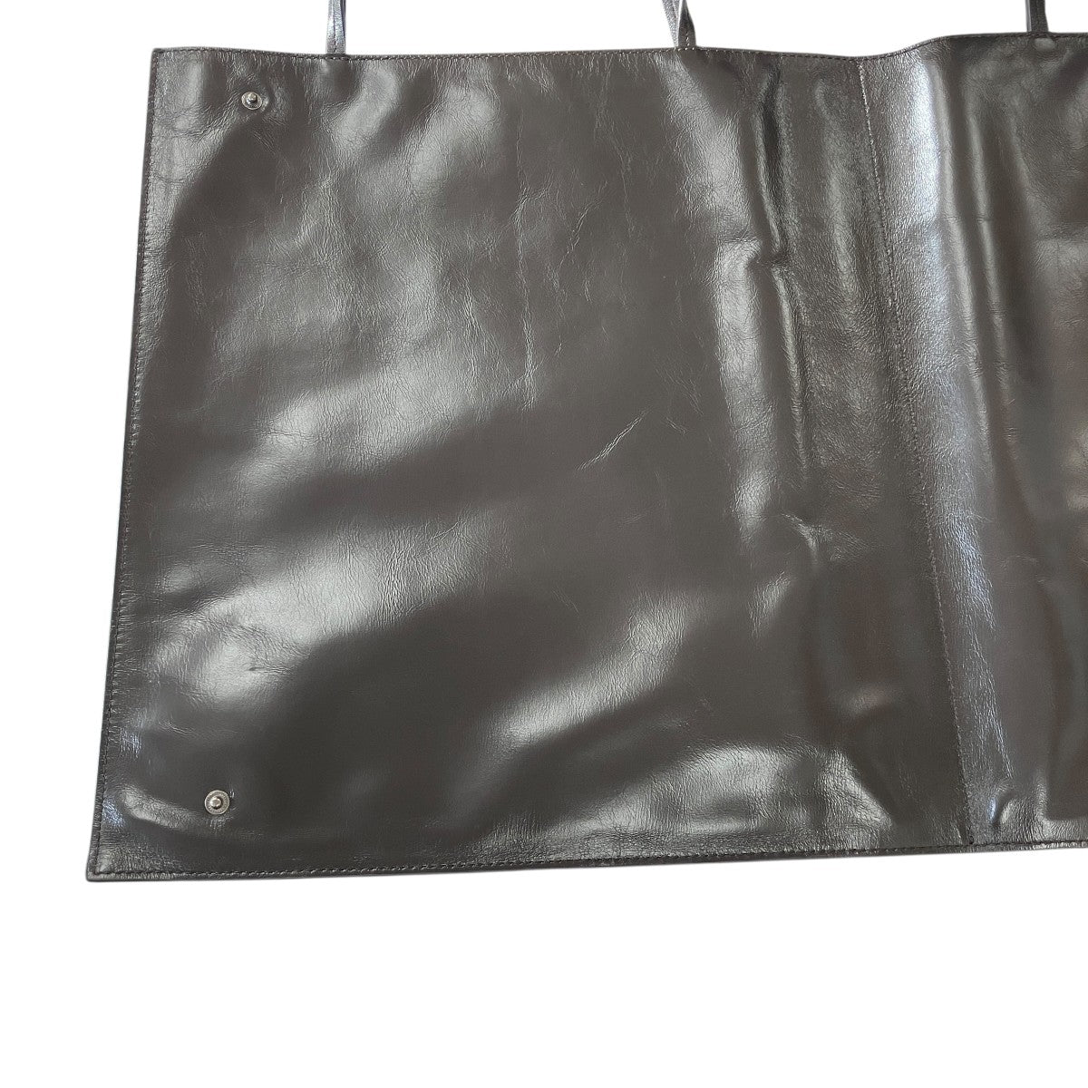 large slim leather bagレザーダブルバッグAM26SSW06BGDROS