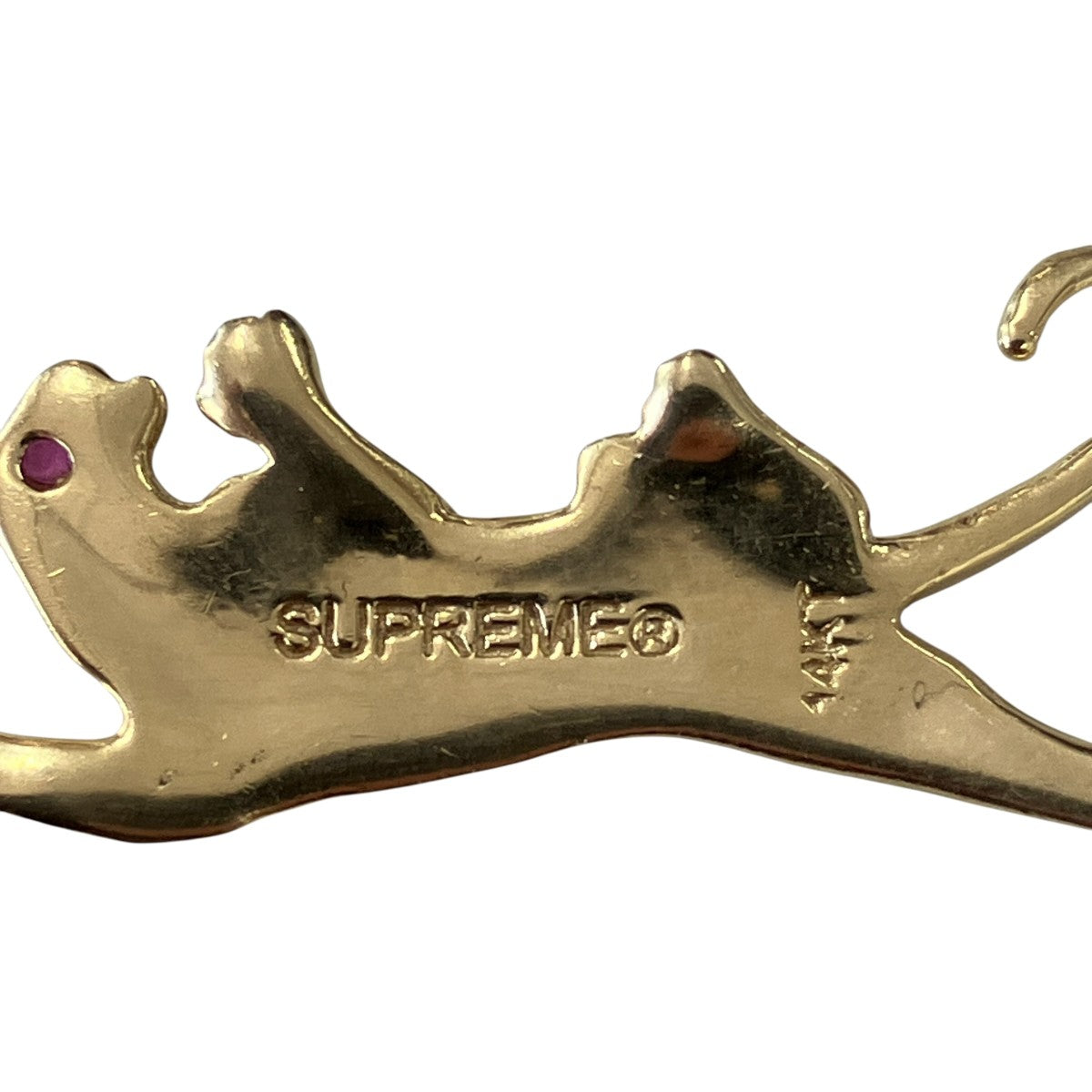14K Panther Gold Pendant14Kチャームネックレストップ40367