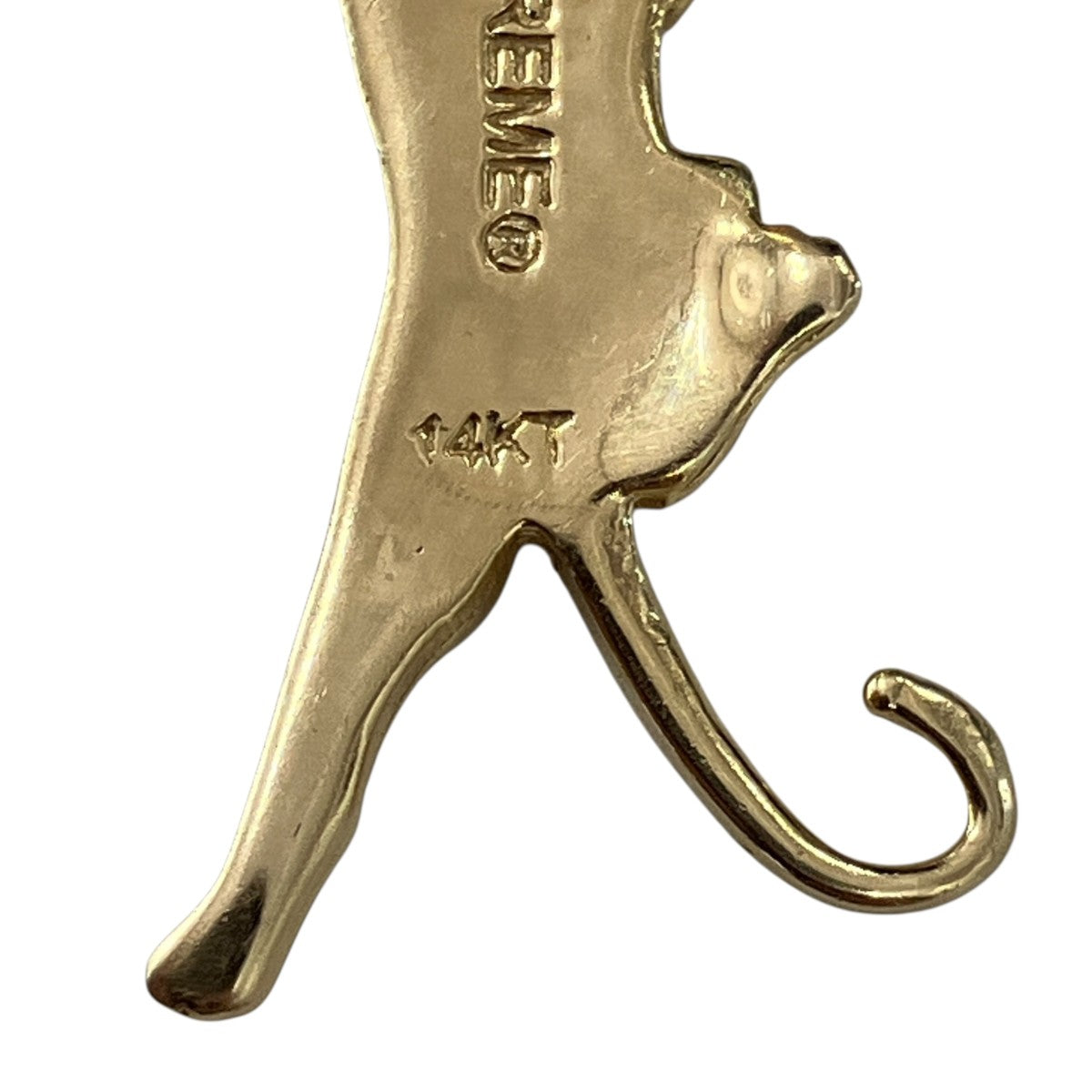 14K Panther Gold Pendant14Kチャームネックレストップ40367