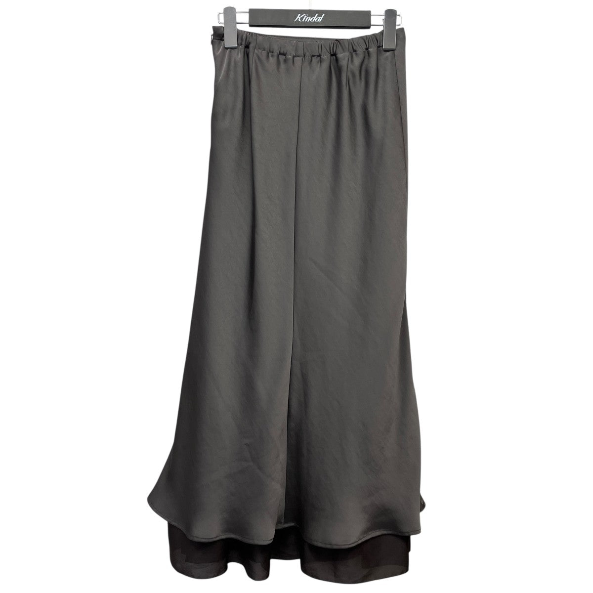 LAYERED SATIN MERMAID SKIRTレイヤードサテンマーメイドスカート125644006