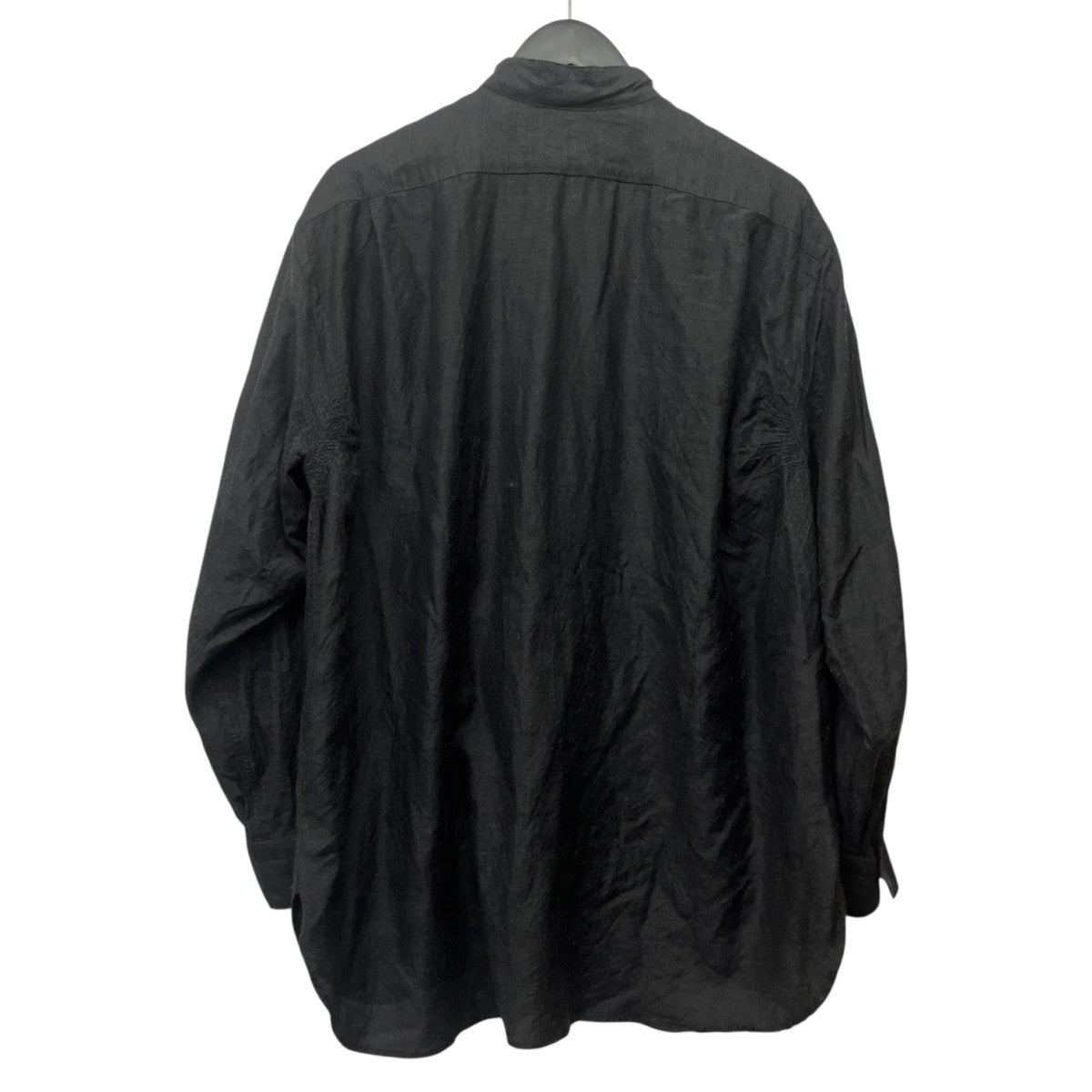 COMOLI(コモリ) 25SSウールシルクプルオーバーシャツB01-02005 B01