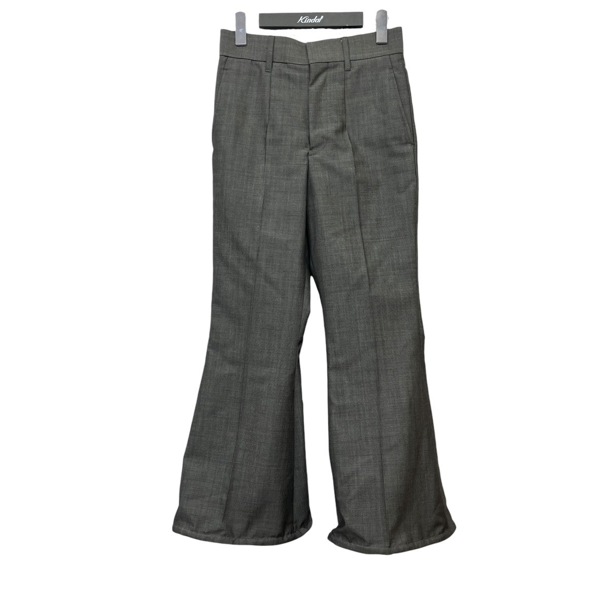 WOOL MOHAIR PANTSワイヤーフレアパンツTA261-FF066