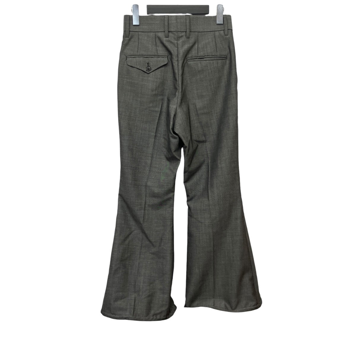WOOL MOHAIR PANTSワイヤーフレアパンツTA261-FF066