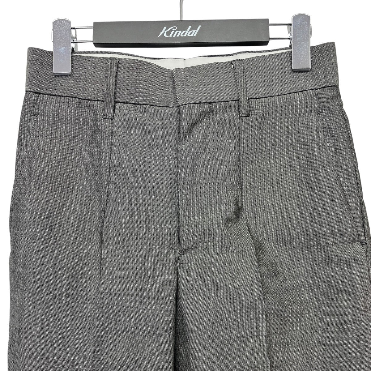 WOOL MOHAIR PANTSワイヤーフレアパンツTA261-FF066