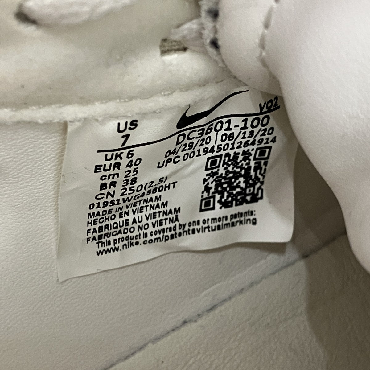 Air Force 1 MidハイカットスニーカーDC3601-100