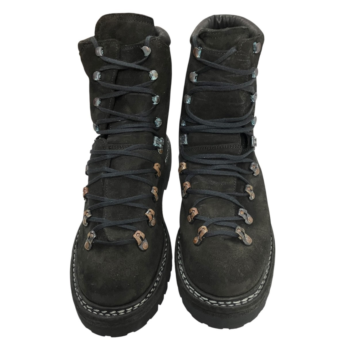 20M MODULATED CALF REVERSE BLKT Lined TREKKING BOOTレザートレッキングブーツIGFD-G