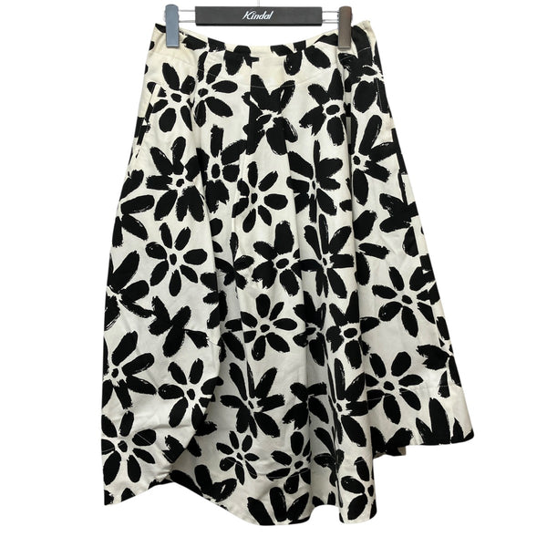 すみれ様コムデギャルソンガール 22AW フラワープリント スカーフ柄スカート COMME des GARCONS(コムデギャルソン) 12SSフラワープリントロング