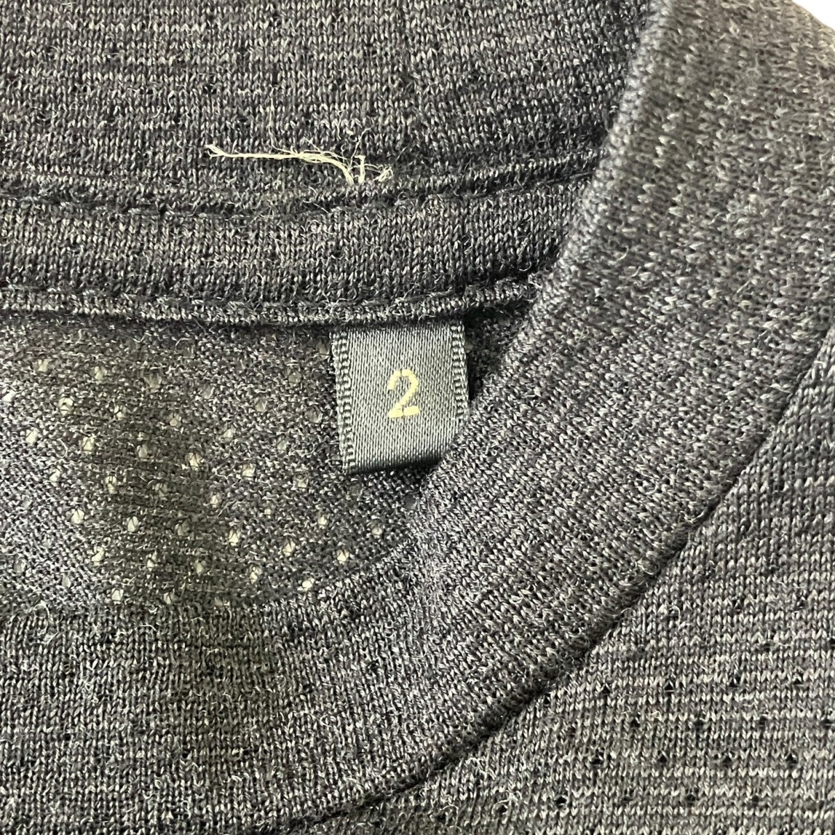 25SSウールメッシュTシャツB01-05023