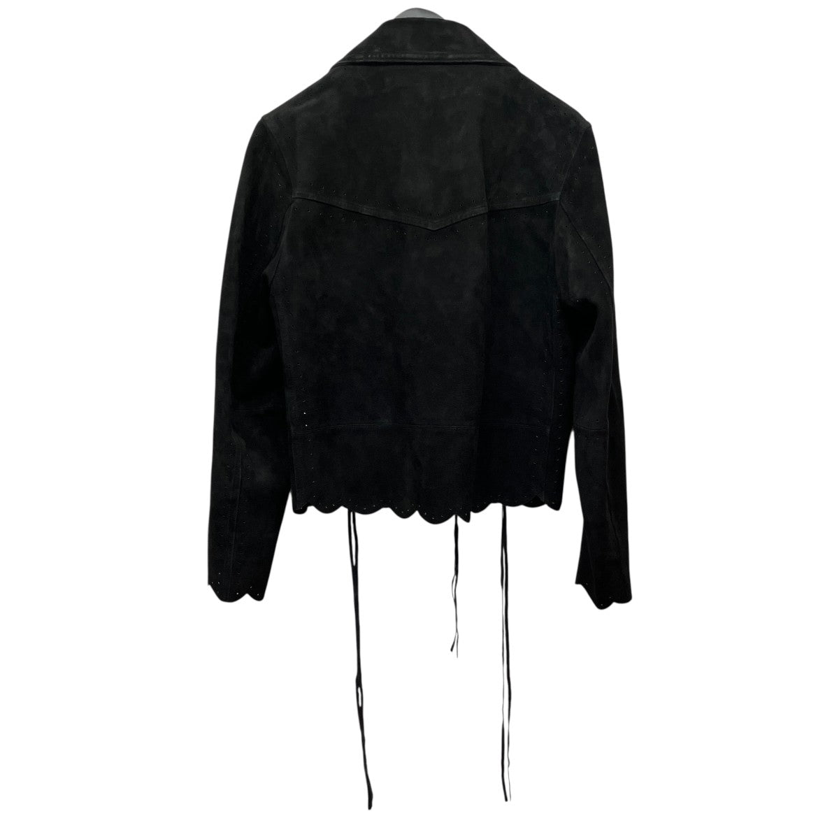 SCALLOP LEATHER JACKETスウェードライダースジャケットMSSS-BL0722