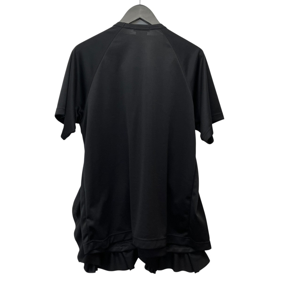 26SSエステルバックピンメッシュTシャツジップデザイン半袖TシャツPQ-T027