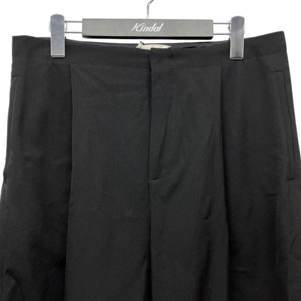 26SSSayed pleated shortsウールシルクハーフパンツ1343-W4319