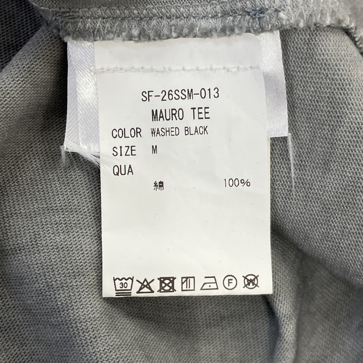 26SSMAURO T-SHIRTクルーネックTシャツSF-26SSM-013