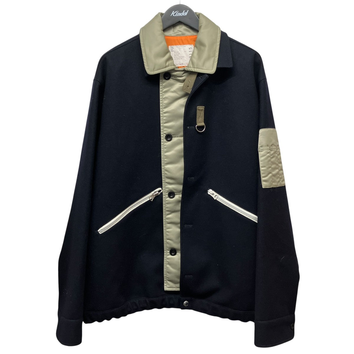 23AWWool Melton Blousonウールメルトンジャケット23-03115M