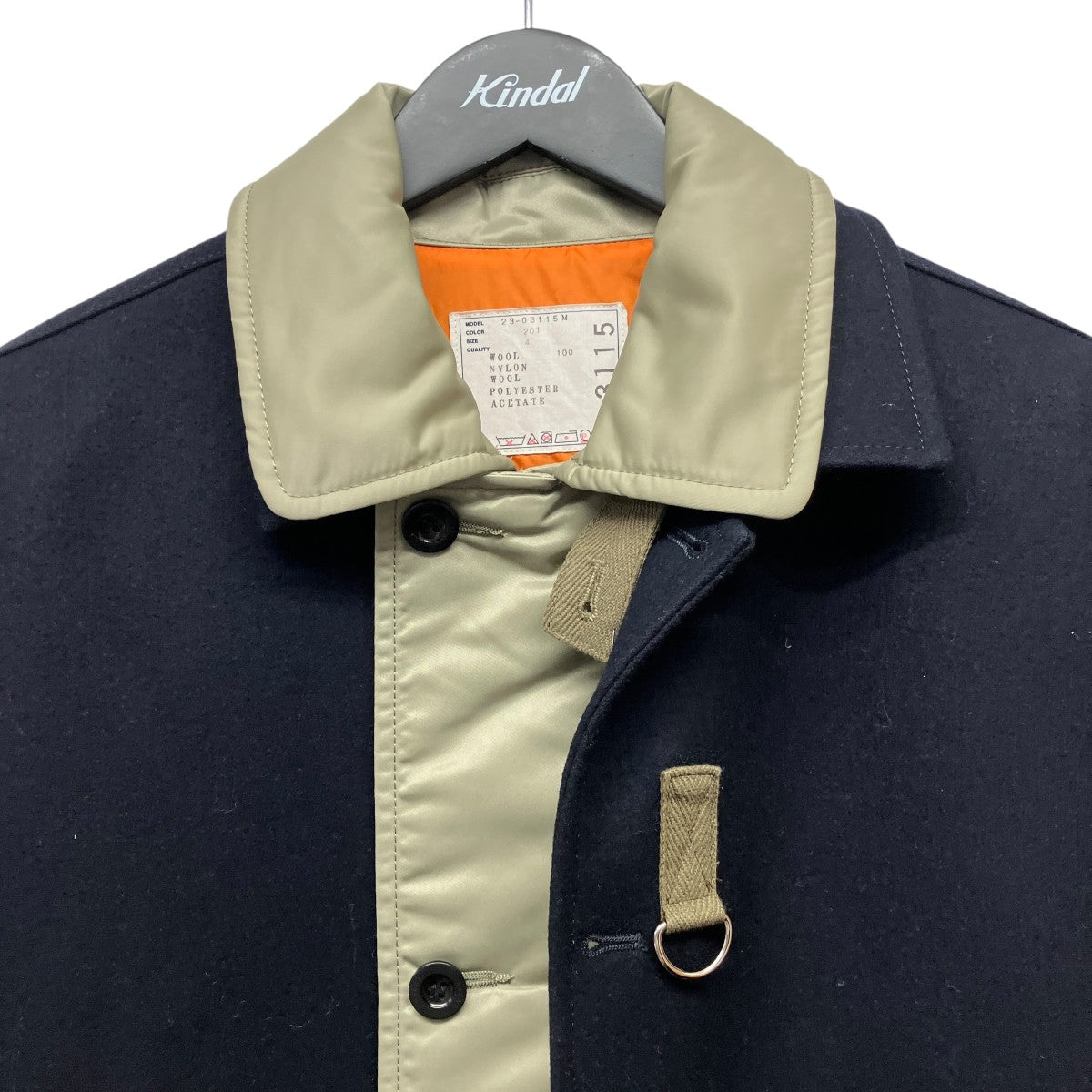 23AWWool Melton Blousonウールメルトンジャケット23-03115M