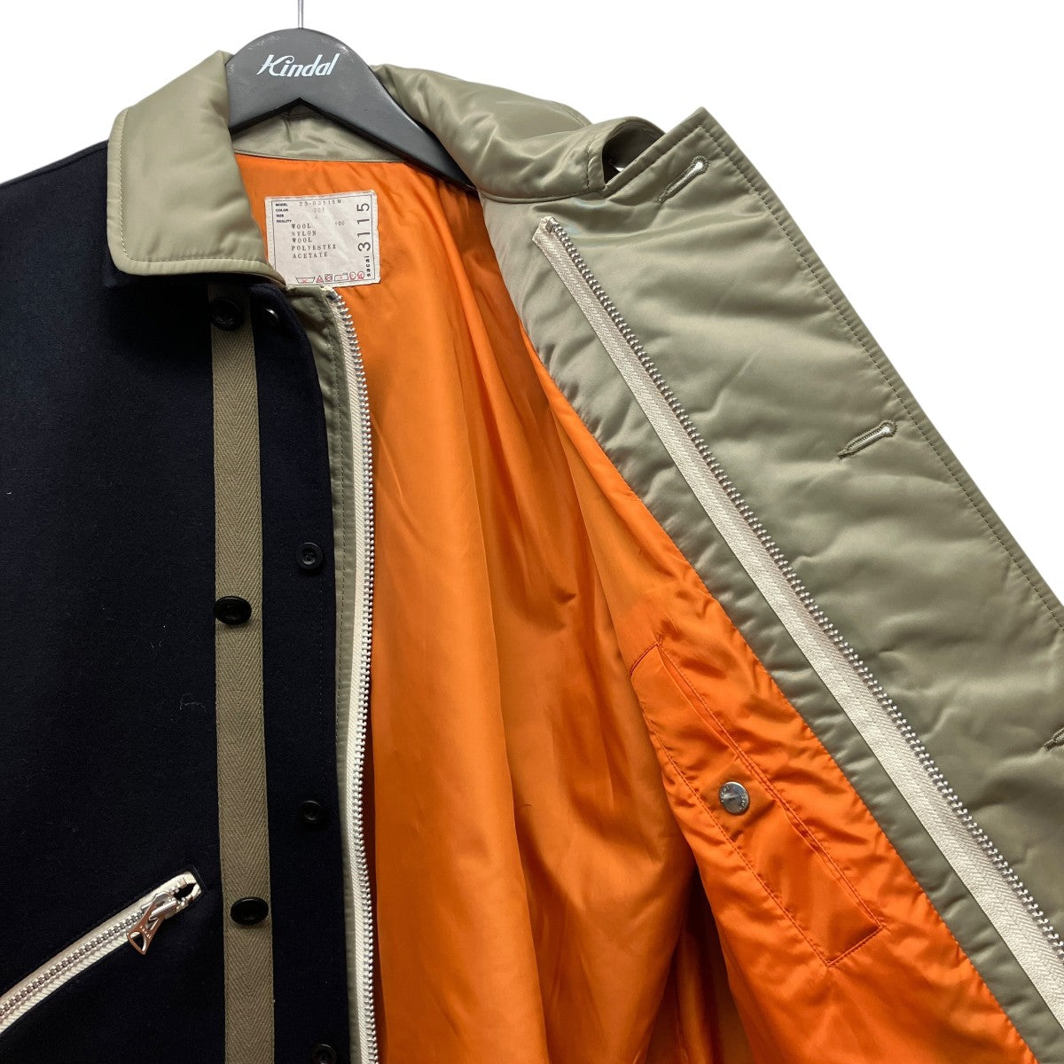 23AWWool Melton Blousonウールメルトンジャケット23-03115M