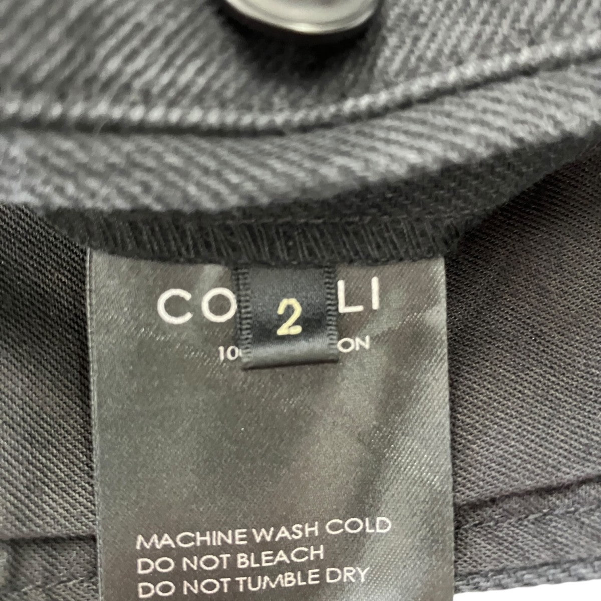 COMOLI(コモリ) 25SSブラックドリル6PパンツB01-03014 B01-03014