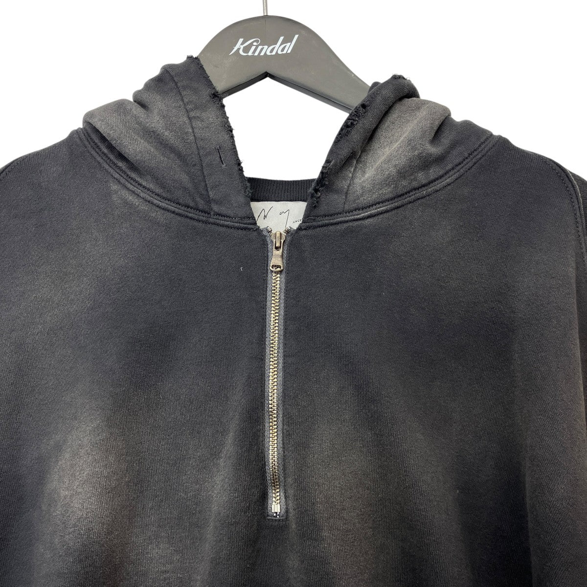 26SSLIGHT LOOP ZIP HOODIEハーフジップパーカーANC-CT148