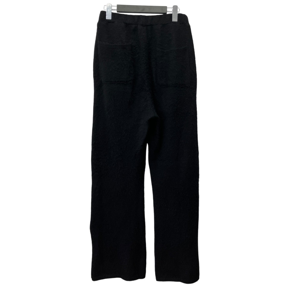 25AWWOOL：ALPACA MILLED KNIT EASY TROUSERアルパカニットトラウザーズパンツST.1303